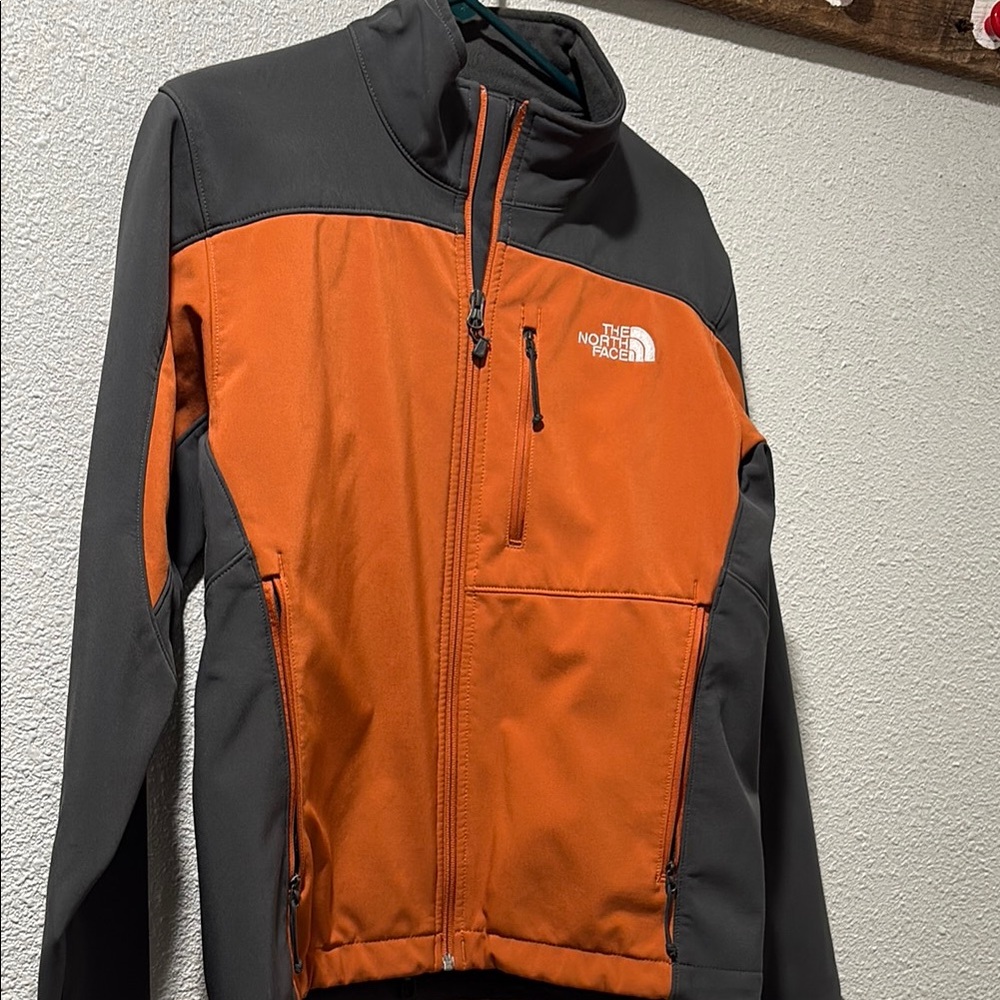 The North Face Men's Orange and Gray Jacket